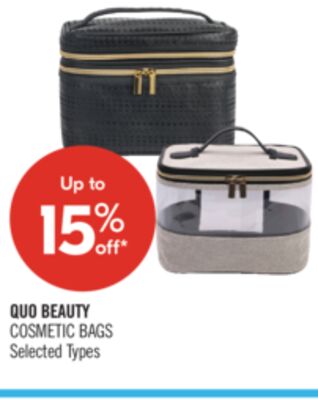 QUO BEAUTY COSMETIC BAGS