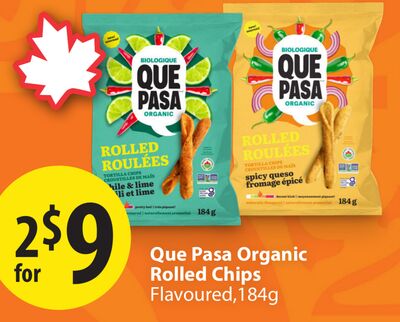 Que Pasa Organic Rolled Chips