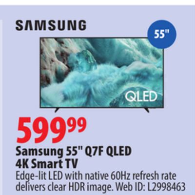 Samsung 55" Q7F QLED 4K Smart TV