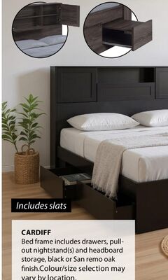 CARDIFF Bed frame