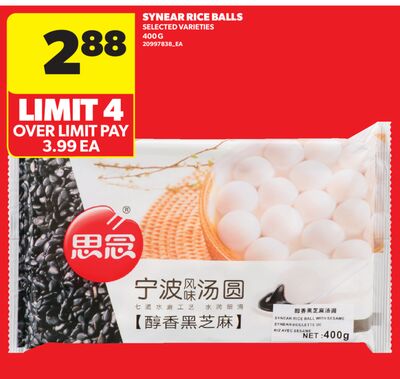 SYNEAR RICE BALLS 400 G