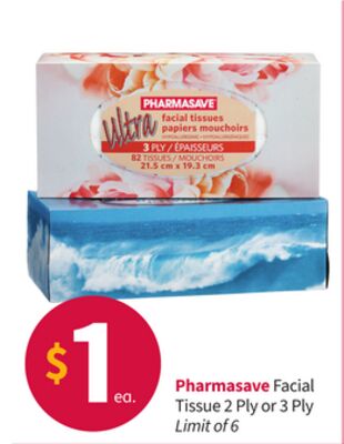 Pharmasave Facial Tissue
