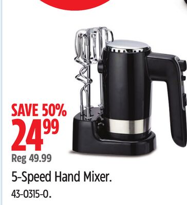 5-Speed Hand Mixer.