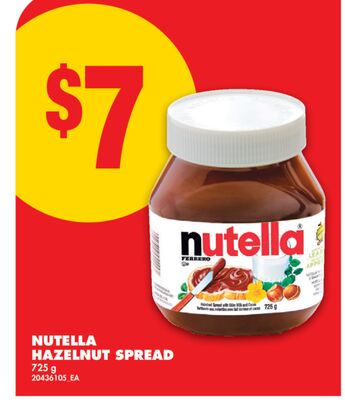 NUTELLA HAZELNUT SPREAD, 725 G