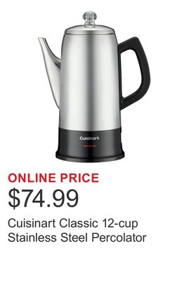 Cuisinart Classic 12-cup Stainless Steel Percolator