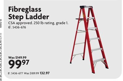 Fibreglass Step Ladder