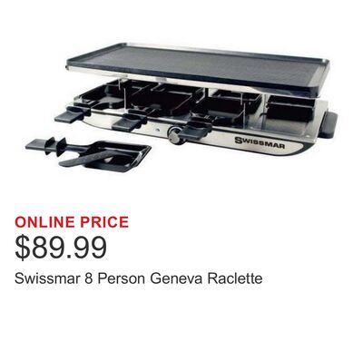 Swissmar 8 Person Geneva Raclette