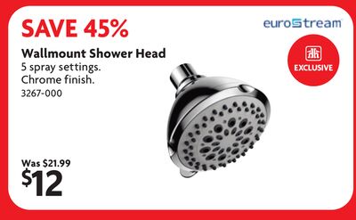 Wallmount Shower Head