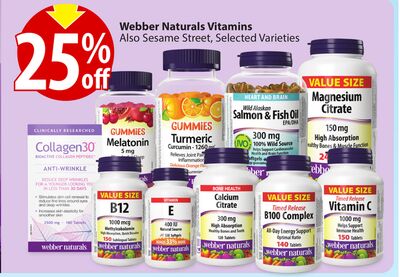 Webber Naturals Vitamins
