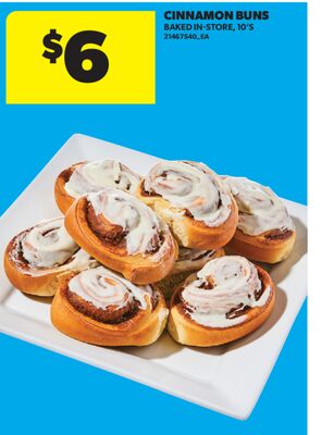 CINNAMON BUNS, 10' S