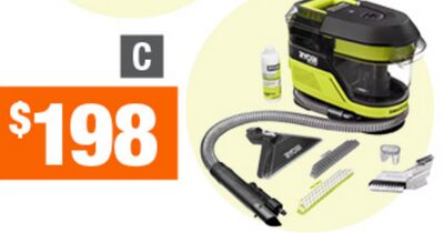 HP Brushless SWIFTClean spot & carpet cleaner (tool only)