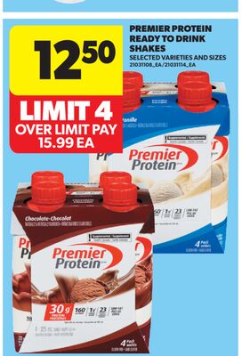 PREMIER PROTEIN READY TO DRINK SHAKES