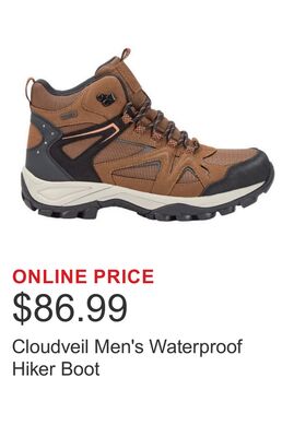 Cloudveil Men's Waterproof Hiker Boot