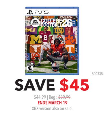 PS5: COLLEGE FOOTBALL 26