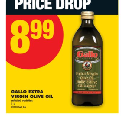 GALLO EXTRA VIRGIN OLIVE OIL, 1 L