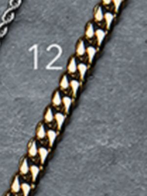 Gold Stainless Steel 4.6mm 24" Curb Chain
