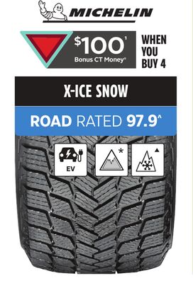 MICHELIN X-ICE SNOW ROADRATED97.9^