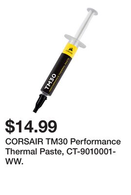 CORSAIR TM30 Performance Thermal Paste, CT-9010001-WW.
