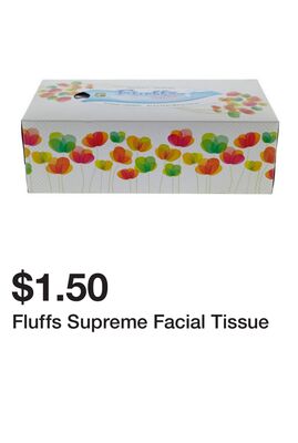Fluffs Supreme Facial Tissue