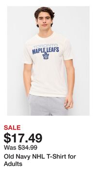 Old Navy NHL T-Shirt for Adults
