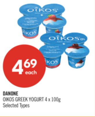 DANONE OIKOS GREEK YOGURT