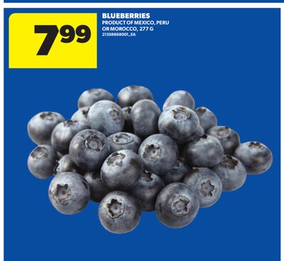 BLUEBERRIES, 277 G