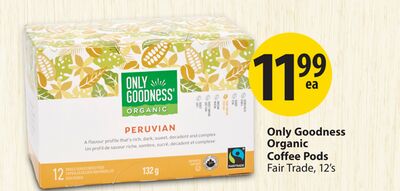 Only Goodness Organic Coffee Pods