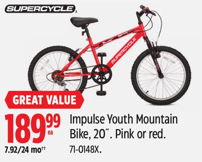 Impulse Youth Mountain Bike, 20˝