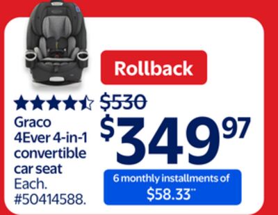 Graco 4Ever 4-in-1 convertible car seat