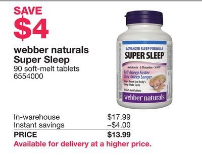 webber naturals Super Sleep
