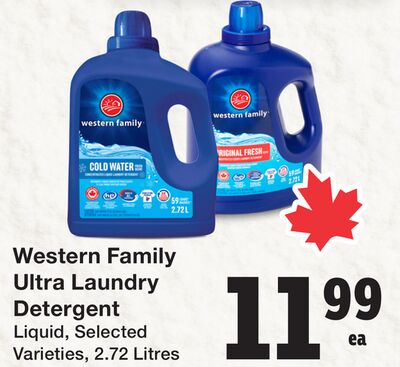 Western Family Ultra Laundry Detergent