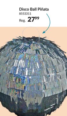 Disco Ball Pinata for Disco Themed Party Decoration