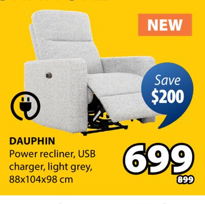 DAUPHIN Power recliner