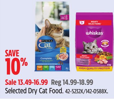 Purina® Selected Dry Cat Food