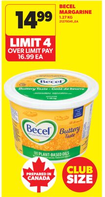 BECEL MARGARINE, 1.27 KG