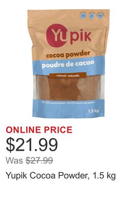 Yupik Cocoa Powder, 1.5 kg