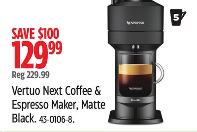 Vertou Next Coffee & Expresso Maker, Matte Black