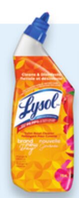 Lysol Toilet Cleaner 710 ml, pours 1.2 L or Bathroom Triggers 650 ml - 946 ml