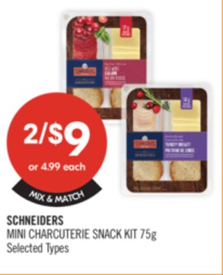 SCHNEIDERS MINI CHARCUTERIE SNACK KIT