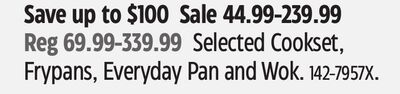 Lagostina Selected Cookset, Frypans, Everyday Pan and Wok