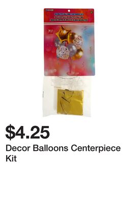 Decor Balloons Centerpiece Kit