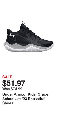 Under Armour Kids' Grade School Jet '23 Basketball Shoes