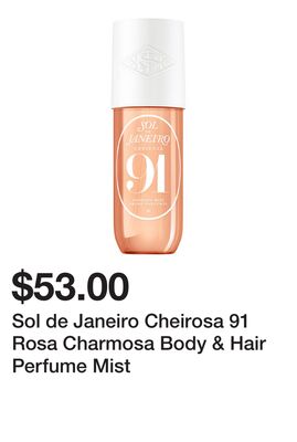 Sol de Janeiro Cheirosa 91 Rosa Charmosa Body & Hair Perfume Mist