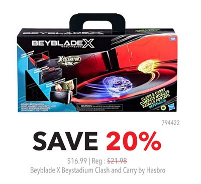 Beyblade X Beystadium Clash and Carry by Hasbro