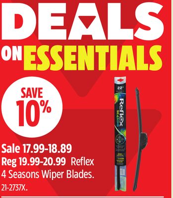 Reflex 4 Seasons Wiper Blades.
