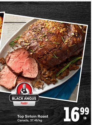 Black Angus Top Sirloin Roast
