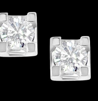 Glacier Fire 14K White Gold 0.25CTW Diamond Studs