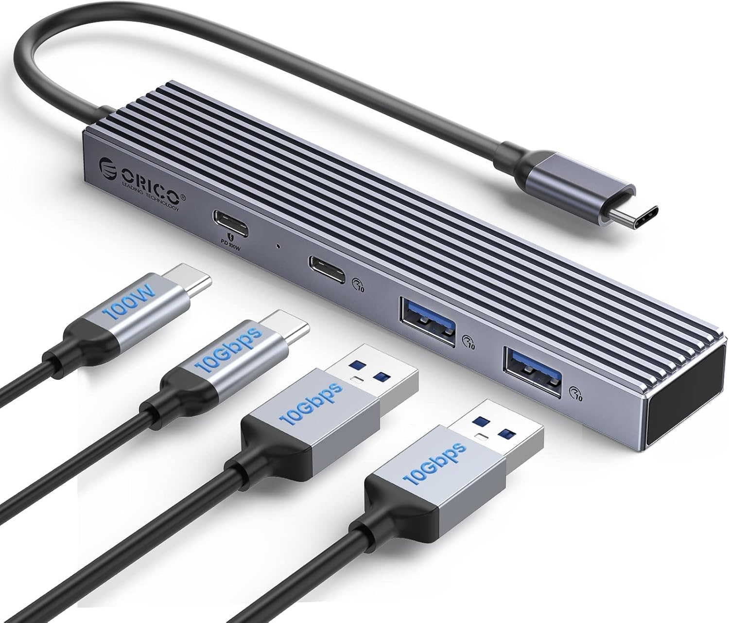 ORICO 4-in-1 Mini USB C Hub, USB 3.2 Gen2 10Gbps 100w PD Charging - $20.89 - (reg $38) save 45% off at checkout