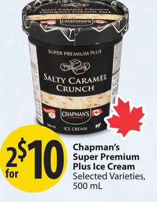 Chapman's Super Premium Plus Ice Cream