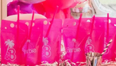 Mattel Barbie Reusable Drink Pouches 8-ct